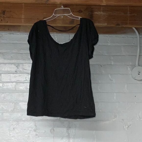 PINK Cutout Back Black Top Sizes XS/S - Picture 1 of 3